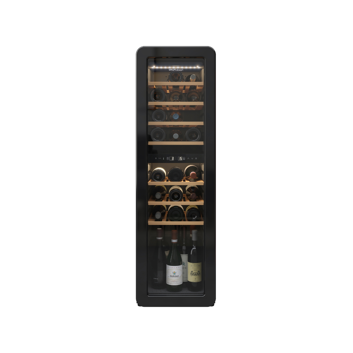 Cantinetta Vinum Design Nera (30 Bottiglie) Libero Posizionamento