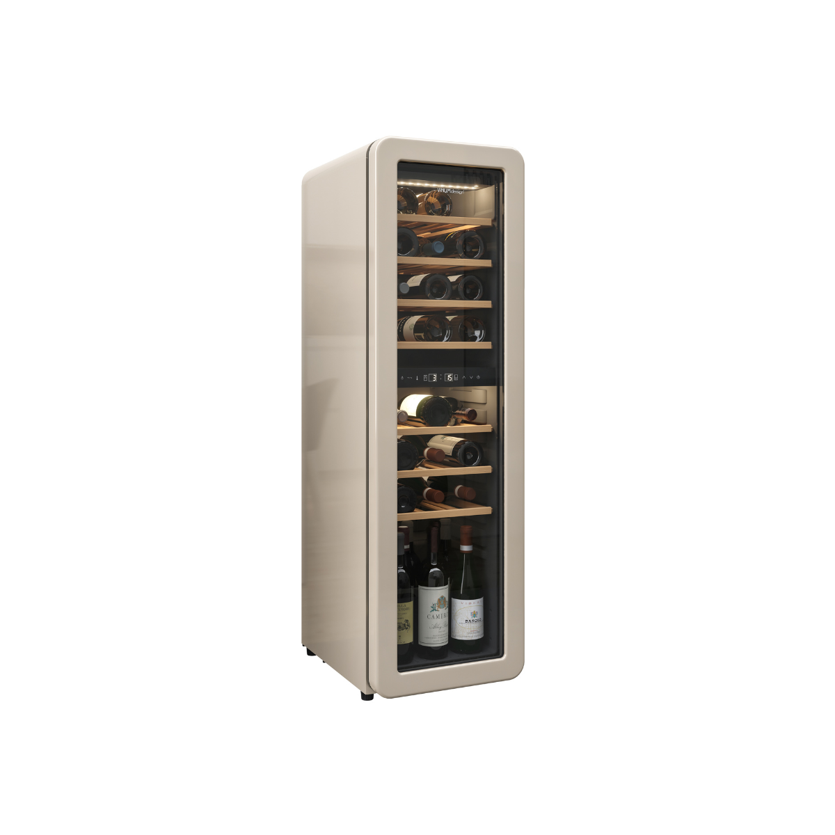 Cantinetta Vinum Design Crema (30 Bottiglie) Libero Posizionamento